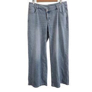 Halara Flex Denim Wide Leg Jean Size L NWT